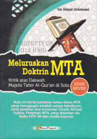 Image of Meluruskan Doktrin MTA