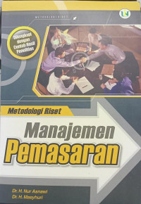 Image of Metodologi Riset Manajemen Pemasaran