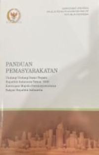 Image of Panduan Pemasyrakatan: Undang-Undang Dasar Negara Republik Indonesia Tahun 1945 Ketetapan Majelis Permusyawaratan Rakyat Republik Indonesia