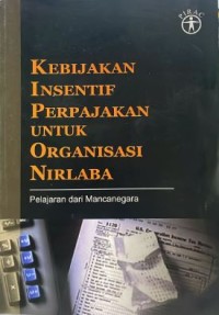 Image of Kebijakan Insentif Perpajakan Untuk Organisasi Nirlaba