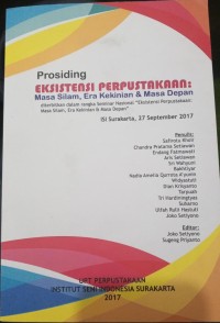 Image of Prosiding Eksistensi Perpustakaan : Masa Silam, Era Kekinian dan Masa Depan