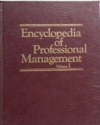 Image of Encyclopedia Of Professional Management Volume 1