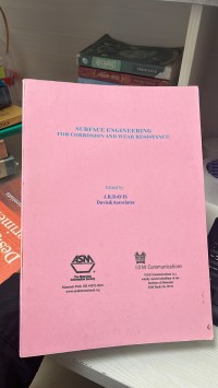 Image of Surface Engineering for Corrosion and Wear Resistance