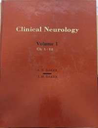 Image of Clinical Neurology (Volume 1)