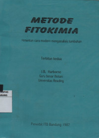 Image of Metode Fitokimia