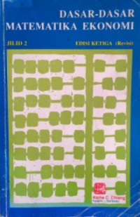 Image of Dasar-Dasar Matematika Ekonomi