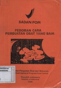 Image of Pedoman Cara Pembuatan Obat Yang Baik