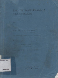 Image of Tak Tertjampurkannja Obat-Obatan