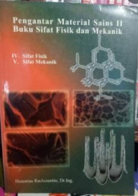 Image of Pengantar Material Sains II Buku Sifat Fisik Dan Mekanik