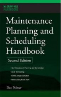 Maintenance Planning And Scheduling Handbook