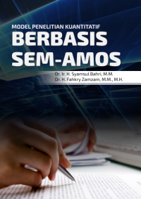 Model penelitian kuantitatif berbasis SEM-Amos