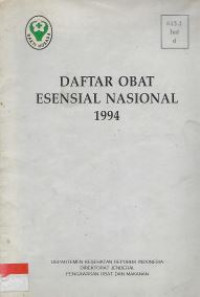 Daftar Obat Esensial Nasional 1994